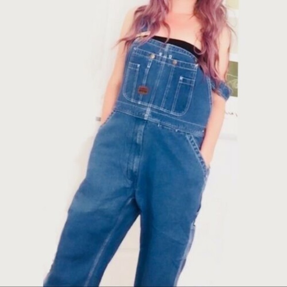 Big Smith Denim - Vintage Big Smith Carpenter Bib Denim Jean Overall